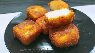 പാല് പൊരിച്ചത് കഴിച്ചിട്ടുണ്ടോ /Fried Milk /Snack/Amis Yummy/Treats