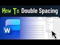 How to Do Double Spacing in Microsoft Word (Quick Tutorial)