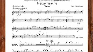 Herzenssache - Böhmische Blasmusik -  Walzer - Robin Kürschner - melicus.musikverlag -