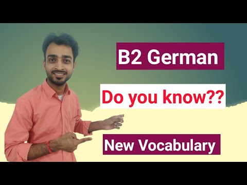 Learn German B2 Level| Upgrade Your Vocabulary | - YouTube