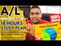 A/L බේරගන්න අන්තිම අවස්ථාව | 18 Hours Study Clock | FREE Study Time Table | Theory & Past Papers