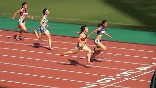 2016 熊本県陸上競技選手権　女子100m決勝