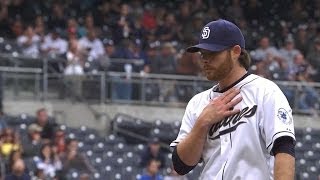 COL@SD: Kennedy flirts with no-no, fans seven