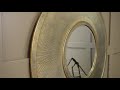 Sunray Mirror-Antique Brass