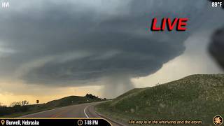 LIVE Storm Chaser - Tracking Supercells With Tornado Potential - Nebraska/Iowa