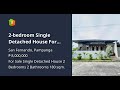 2-bedroom Single Detached House For Sale in San Fernando Pampanga