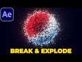 Break & Shatter Logo Animation Tutorial in After Effects | No Plugins