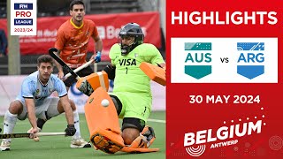 FIH Hockey Pro League 2023/24 Highlights | Australia vs Argentina (M) | Match 1