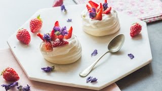 Pavlova aux Fraises