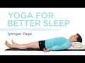 Iyengar Yoga for Better Sleep