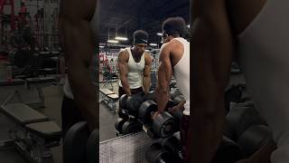 90 lb dumbell curl at 185 lbs bodyweight with good form