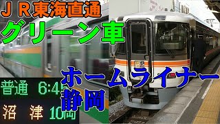 沼津行の東海道線とホームライナー静岡31号に乗ってみた