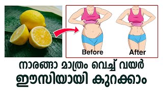 നാരങ്ങാ മാത്രം വെച്ച് വയർ ഈസിയായി കുറക്കാം | How to lose stubborn belly fat easily