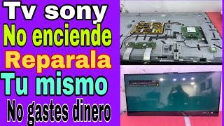 Como reparar tv SONY que no enciende ni siquiera la luz de stand-by modelo KD-60X690E ver video