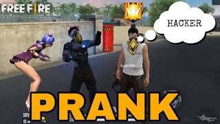 AmitBhai Is Hacker PRANK with Random Player || Free Fire || Desi Gamers