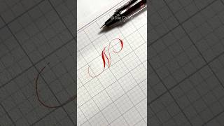 How I write letter “N” in Calligraphy #shorts #calligraphy #handlettering #copperplate #flourishing