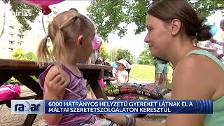 Radar - 6000 hátrányos helyzetű gyereket látnak el a Máltai Szeretetszolgálaton keresztül - HÍR TV