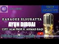 AYUN DIBUAI | KARAOKE ELSURAYYA | NADA WANITA | wak amad tv