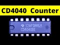 CD4040 Counter IC | 12 bit binary ripple counter IC 4040