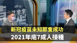 許樹昌：新冠肺炎疫苗未知那隻成功 2021年底香港7成人接種疫苗 - 香港新聞 -TVB 講清講楚 - TVB News- 潘蔚林