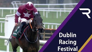 CONFLATED and Davy Russell stun their rivals in the Paddy Power Irish Gold Cup - Racing TV