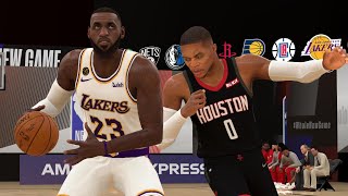 Lakers vs Rockets Game 4 | NBA Live 9/10 - NBA Playoffs 2020 Full Game Highlights (NBA 2K)