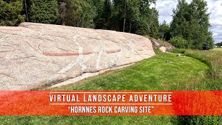 Virtual Treadmill Walk | Hornnes Rock Carving Site | Sarpsborg | Østfold | Norway | 11 minutes