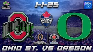 1-1-25 Ohio State vs Oregon Game Audio | College Football Playoff LIVE Streamcast \u0026 Chat