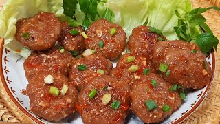 Nhà Có Thịt Xay Làm Ngay Món Này, THỊT VIÊN RIM MẮM SẢ ỚT - Ngon Dã Man Hao Cơm | phùng bắc tv