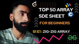 Convert array into Zig-Zag fashion | geeksforgeeks | leetcode | DSA | Top 50 Array | gfg