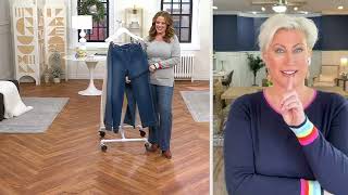 Belle by Kim Gravel TripleLuxe Mini Pocket Trouser Jean on QVC