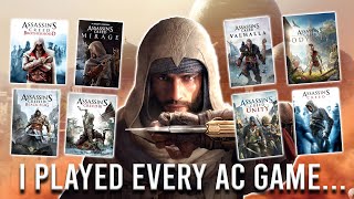 I Played EVERY Single ASSASSIN'S CREED Game So You Don't Have To...