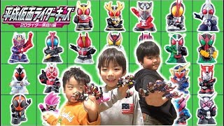 【食玩】仮面ライダージオウ レジェンドライダー大集合2！ 平成仮面ライダーキッズを15個買ったよ✨ Heisei Legend Kamen Rider Kids Figure コーキtv