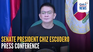 Senate President Chiz Escudero Presscon (Feb. 12, 2025) | GMA Integrated News