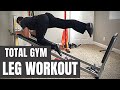 TOTAL GYM LEG WORKOUT WITH RESISTANCE BANDS (30 Min)