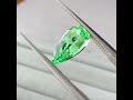 合成ミントグリーンサファイア ペアシェイプ 1.6ct ジュエリー ルース 宝石 サファイア グリーンサファイア ペアシェイプ ルース