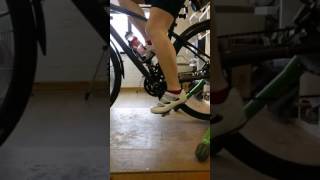 Bike fit to help with Achilles Insertion Calcific Tendonitis.