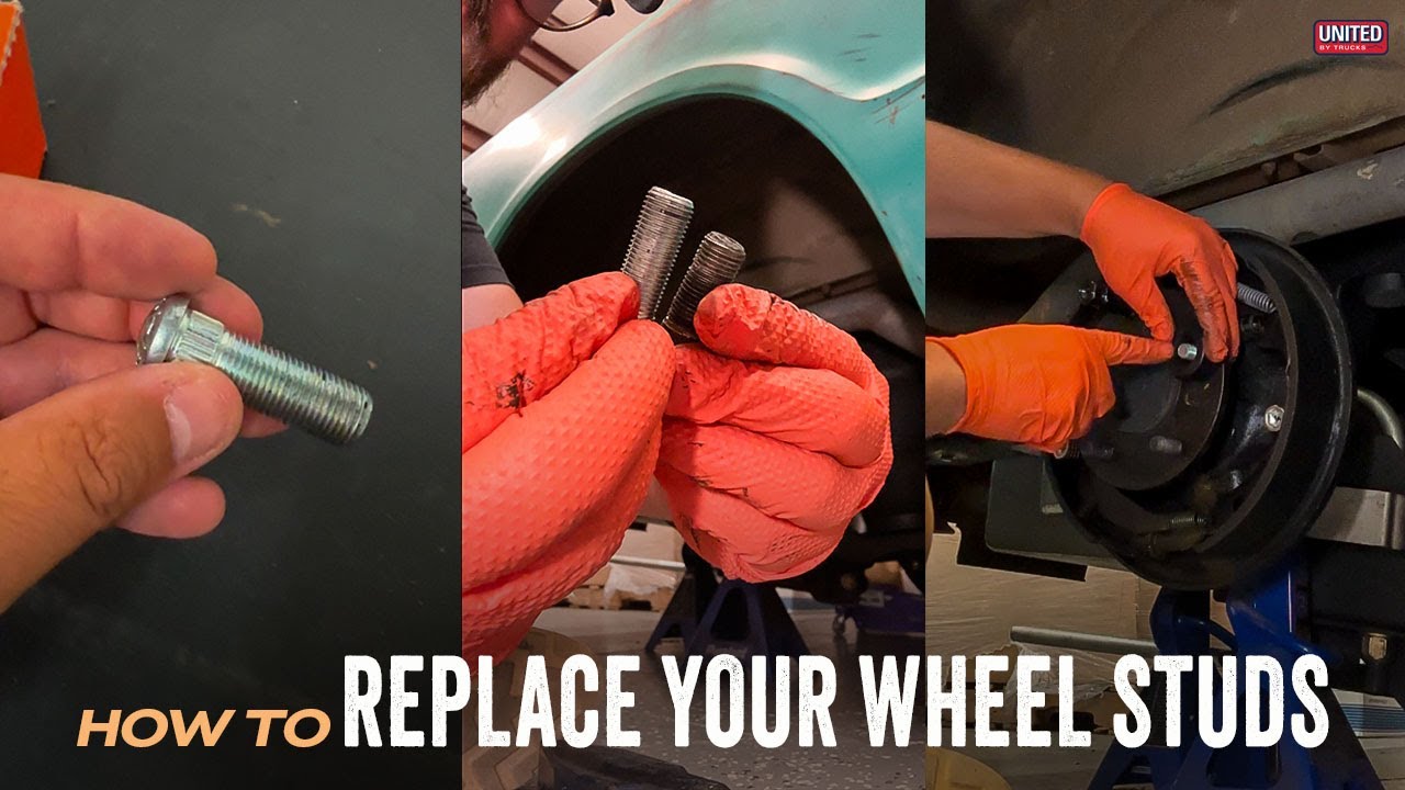 How To Replace Your Wheel Studs Youtube