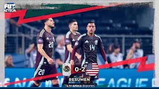 Resumen México 0-2 Estados Unidos | Final CONCACAF Nations League