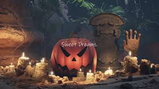 Creepy Halloween Sleep Music with Candle Crackling Sounds (Very Atmospheric!)