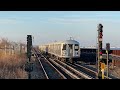 r211 and r42 full 10 car trains at broad channel