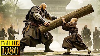 In order to save his sister, the young monk killed the leader of the evil monks with two swords.