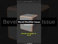 Blender Basic | Bevel Modifier Issue