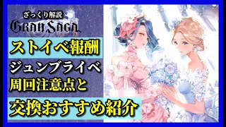 【グランサガ】ジューンブライドイベント周回注意点と交換報酬のおすすめを紹介していくよ！【GranSaga】