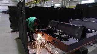 CNC Frame fabrication - Flipping a C.R. Onsrud M-Series frame.