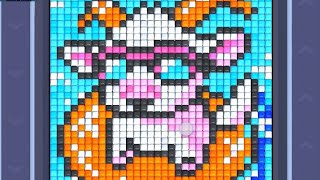 Pixel Flow Level 375. Walkthrough Gameplay