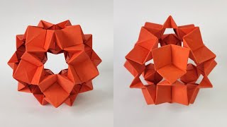 Origami Cookiecutter kusudama by Viktoria Babinsky