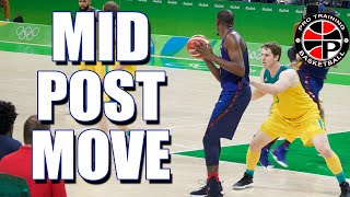 Mid Post Move: Rip Spin | Dominate the Low Post | Pro Training Basketball