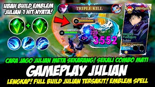 TIPS JAGO HERO JULIAN TERBARU + COMBO JULIAN TERSAKIT❗BUILD JULIAN TERSAKIT❗GAMEPLAY GLOBAL JULIAN