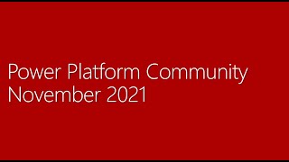 Patron Power Platform Community November 2021 Webinar